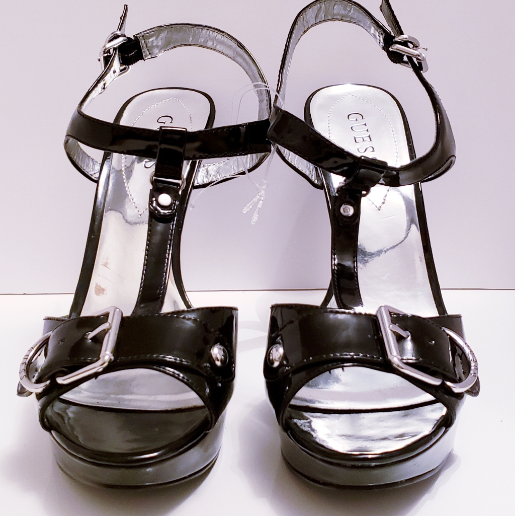 Newguess Peep Toe Slingback Heels